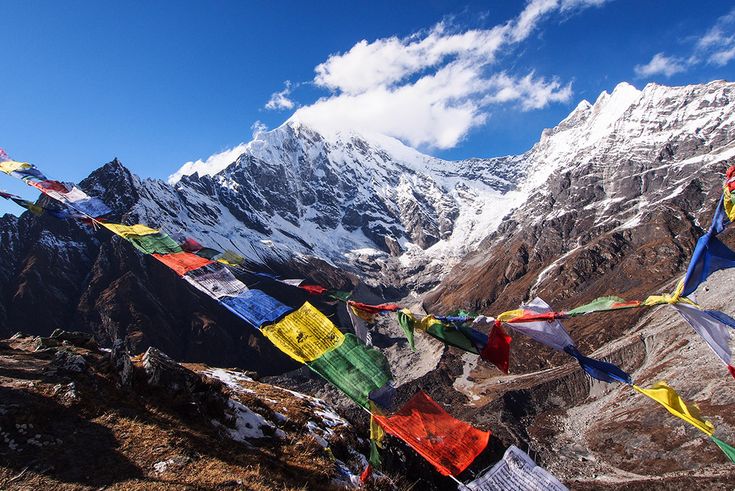 The Langtang valley in central Nepal