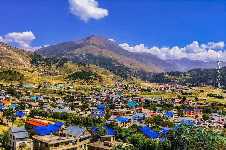 Jumla Khalanga bazaar in Karnali Province, Nepal