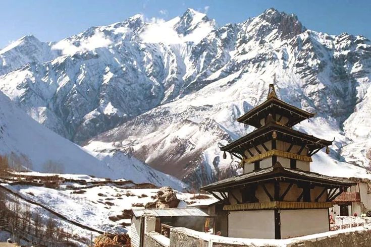 The temple complex at Muktinath in the upper Kali Gandaki valley