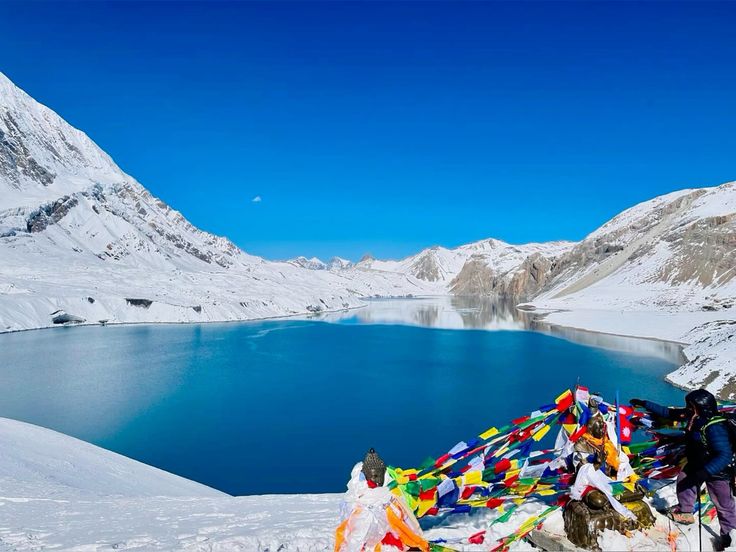 Tilicho Lake at almost 5,000 m in the Annapurna range